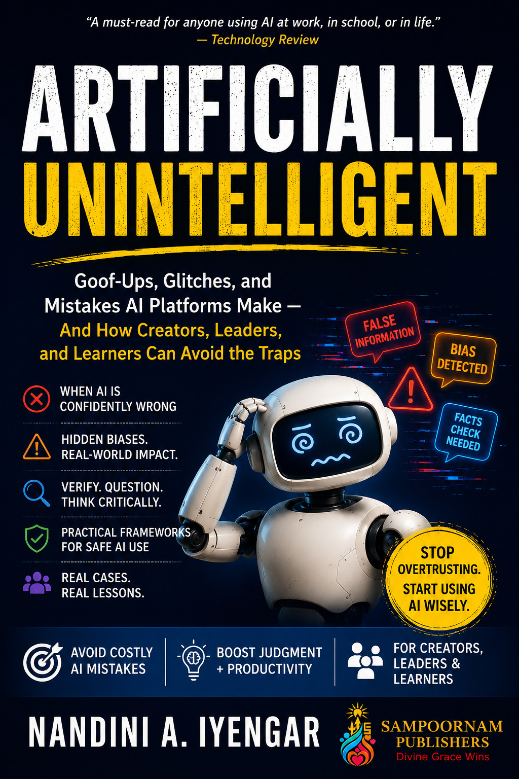 Artificially Unintelligent Book Cover