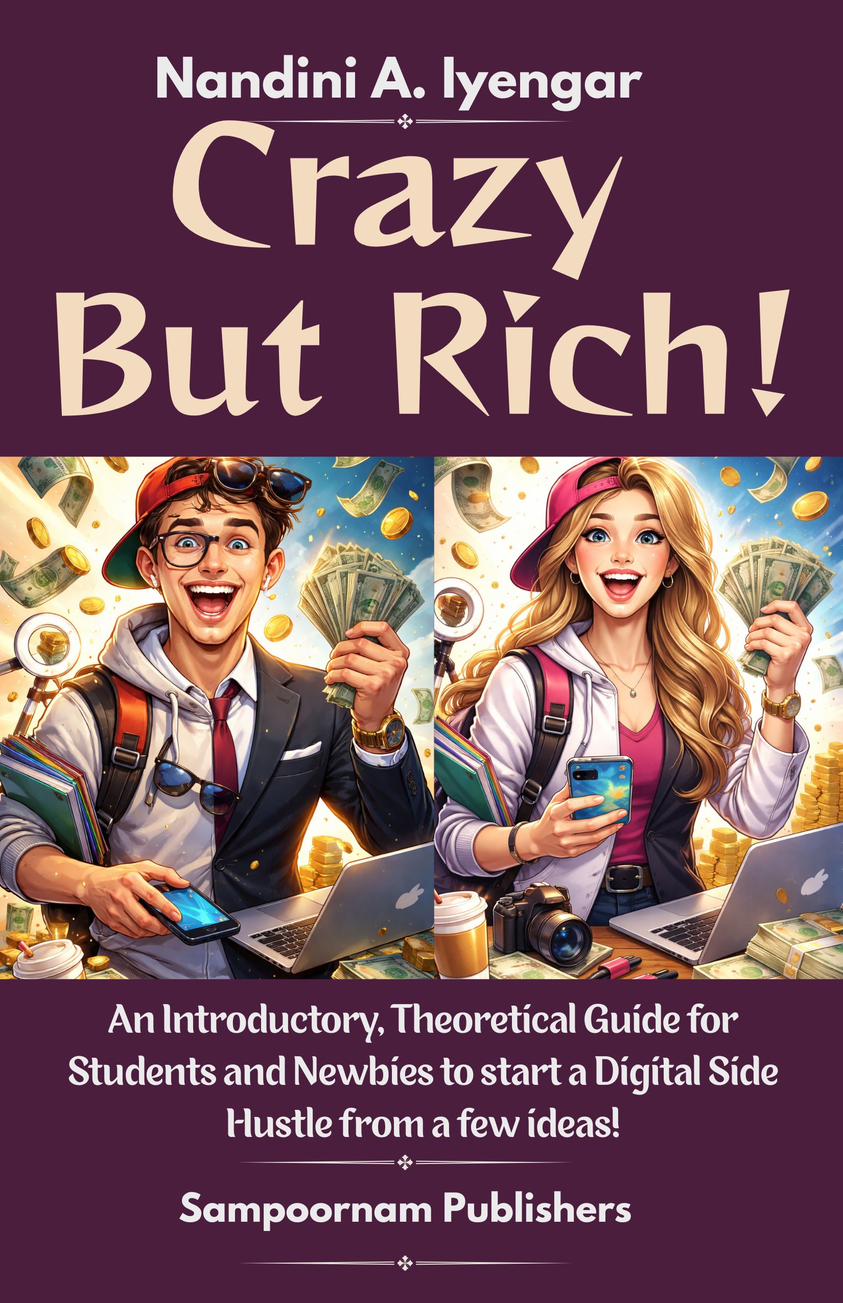 Crazy But Rich! book cover by Nandini A. Iyengar